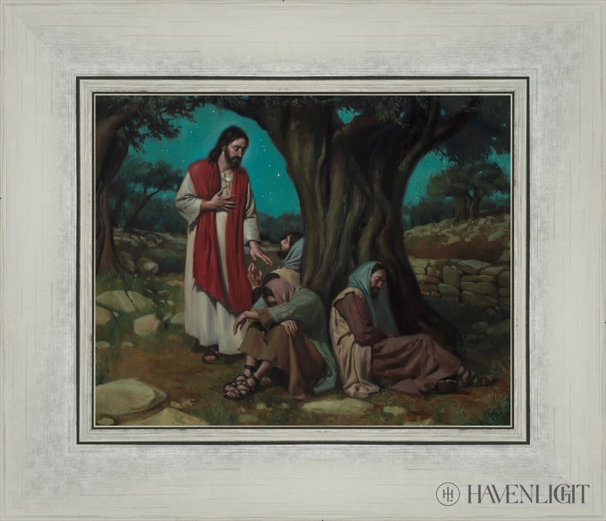 Watch With Me Open Edition Print / 10 X 8 Silver 14 1/4 12 Art