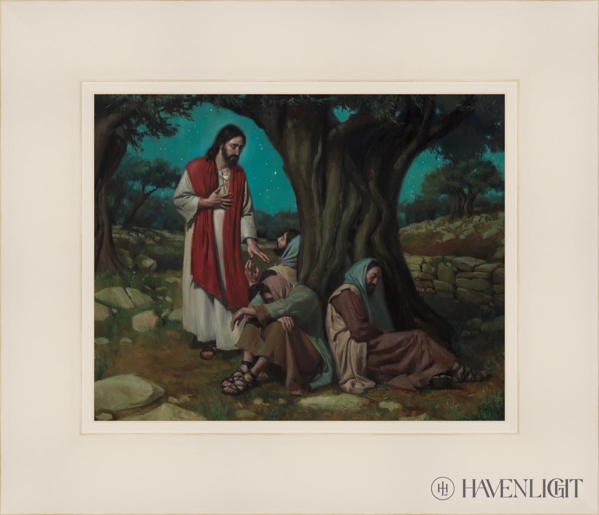 Watch With Me Open Edition Print / 10 X 8 White 14 1/4 12 Art