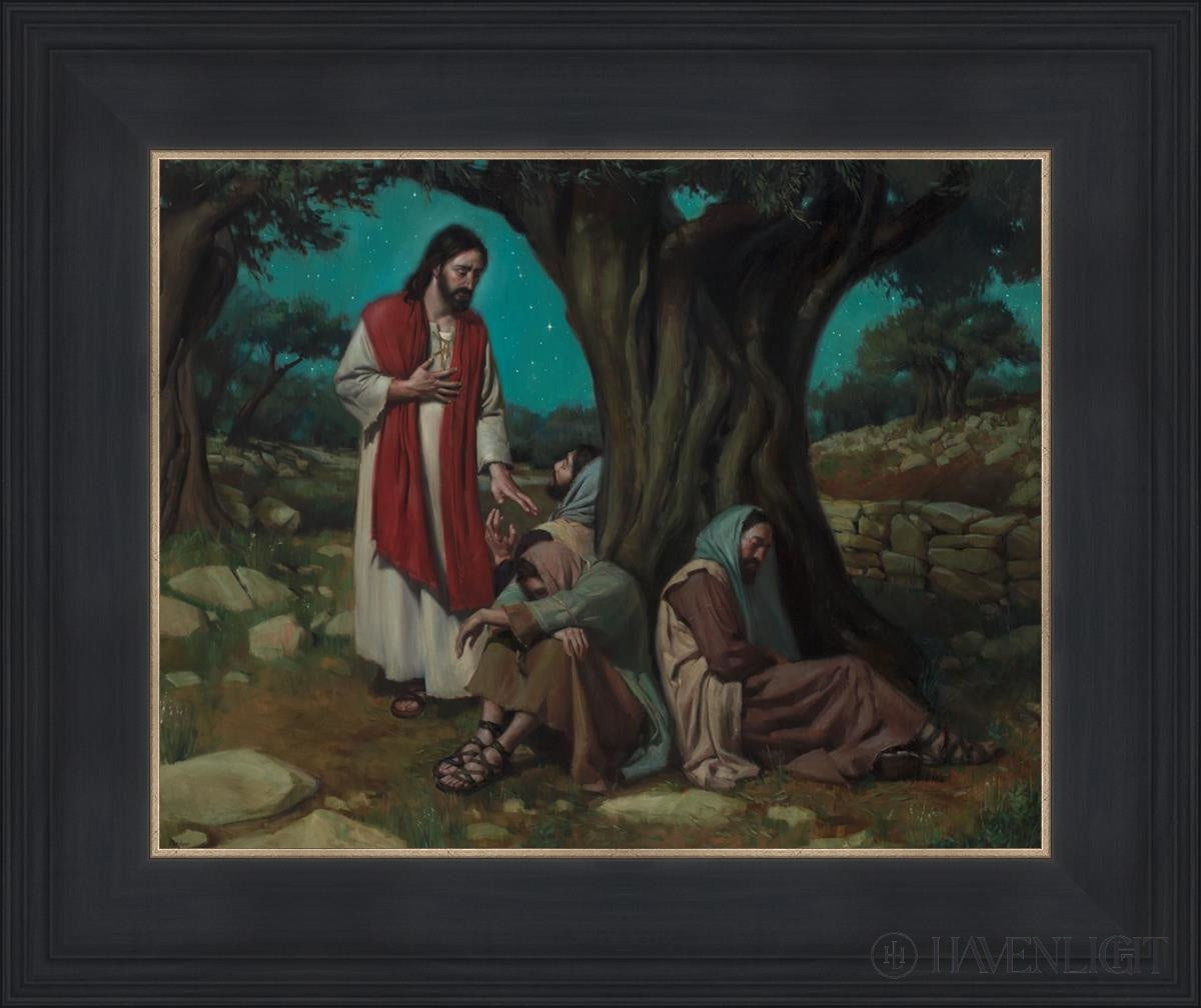 Watch With Me Open Edition Print / 14 X 11 Black 18 3/4 15 Art