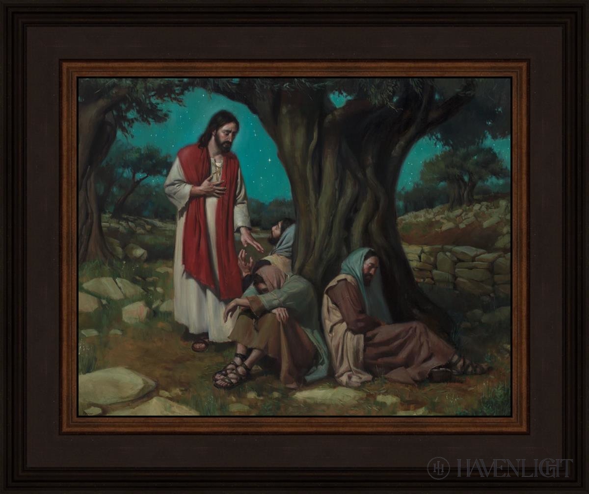 Watch With Me Open Edition Print / 14 X 11 Brown 18 3/4 15 Art