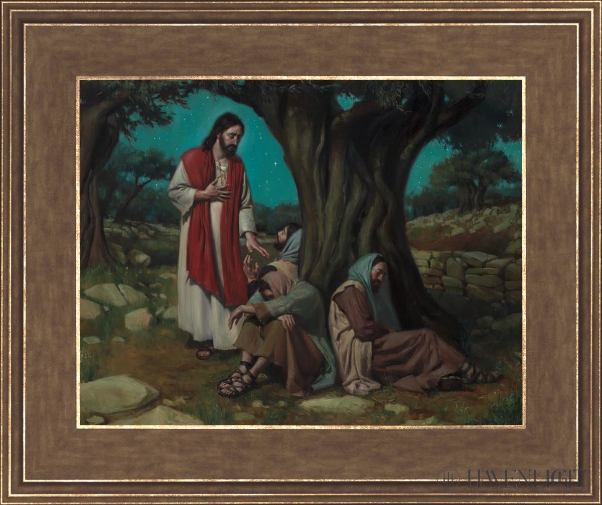 Watch With Me Open Edition Print / 14 X 11 Gold 18 3/4 15 Art