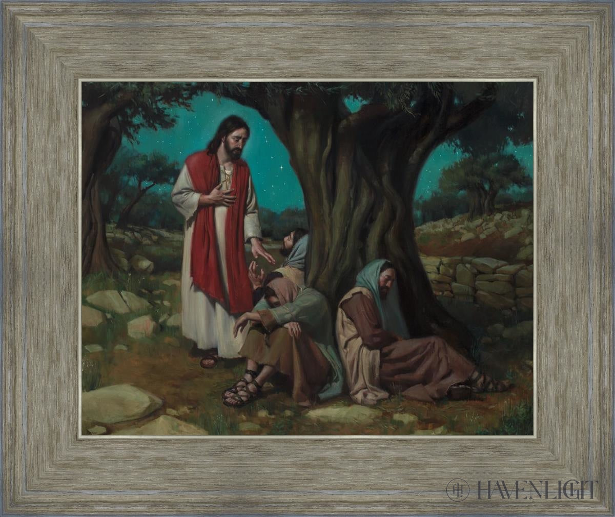 Watch With Me Open Edition Print / 14 X 11 Gray 18 3/4 15 Art