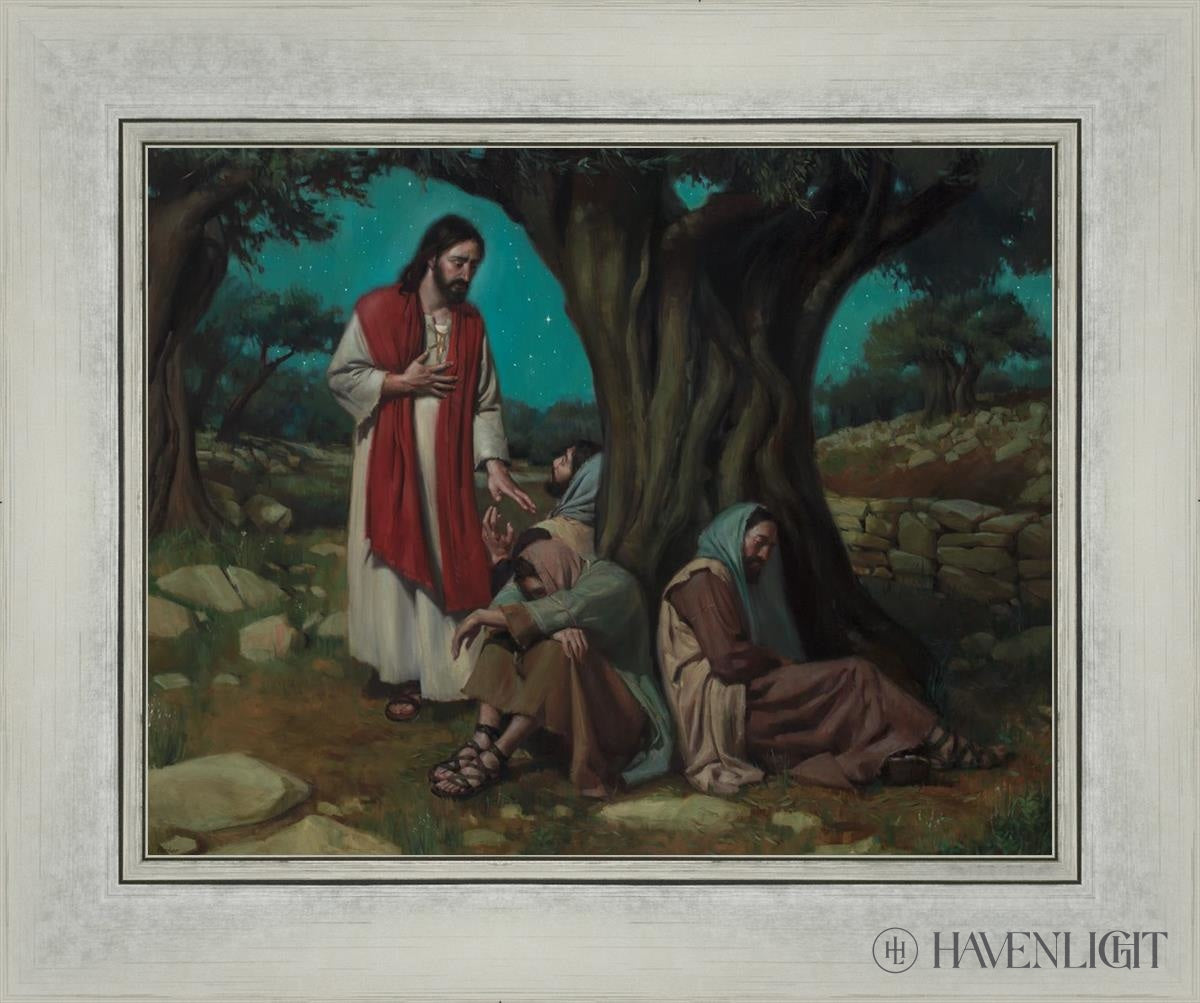 Watch With Me Open Edition Print / 14 X 11 Silver 18 1/4 15 Art