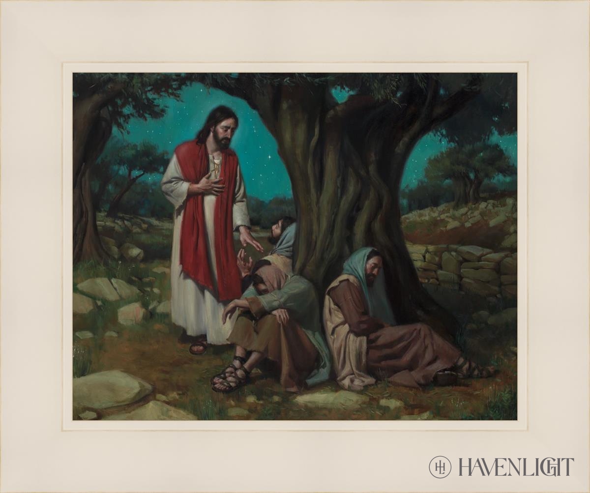 Watch With Me Open Edition Print / 14 X 11 White 18 1/4 15 Art