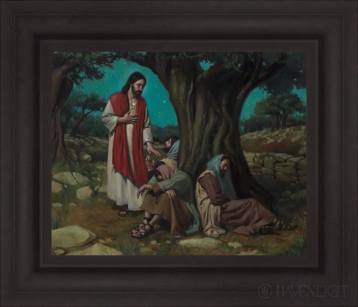 Watch With Me Open Edition Print / 20 X 16 Brown 27 3/4 23 Art