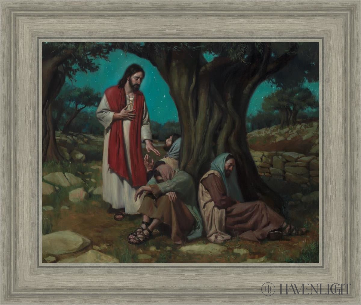 Watch With Me Open Edition Print / 20 X 16 Gray 25 3/4 21 Art