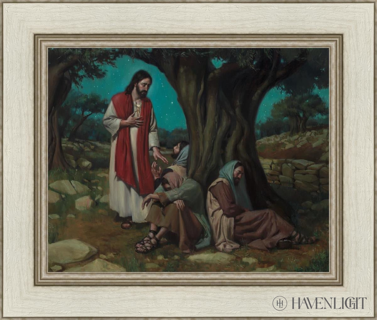 Watch With Me Open Edition Print / 20 X 16 Ivory 26 1/2 22 Art