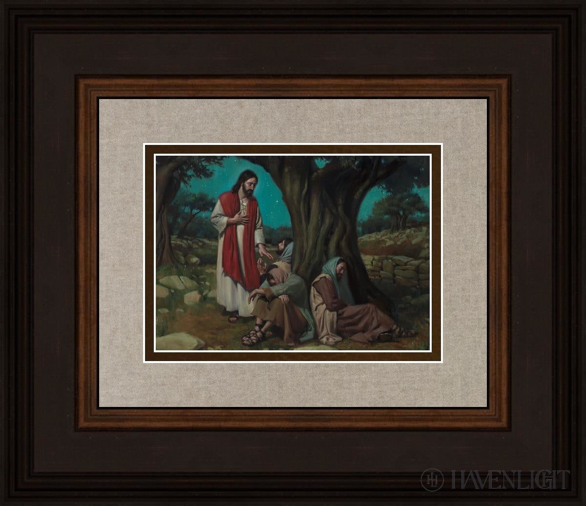 Watch With Me Open Edition Print / 7 X 5 Brown 14 3/4 12 Art