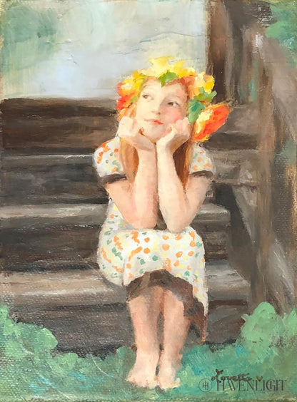 Welcoming Autumn Original Artwork Oil On Panel