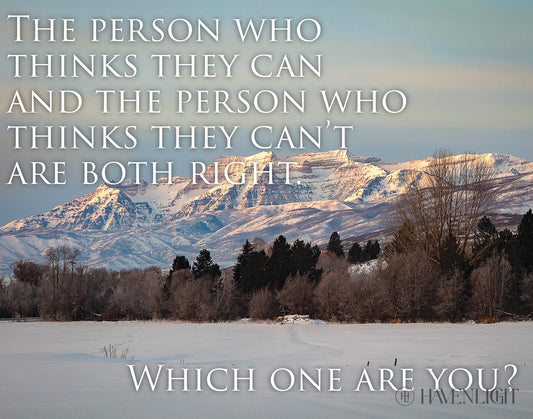 Who Thinks They Can Motivisional Poster Open Edition Print / 14 X 11 Only Art