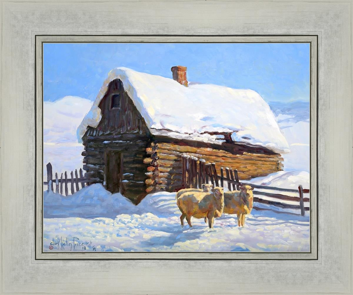Wild Wooley Wyoming Winter Open Edition Print / 14 X 11 Silver 18 1/4 15 Art