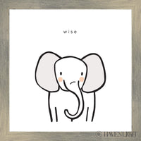 Wise Open Edition Print / 10 X Frame G 11 1/4 Art