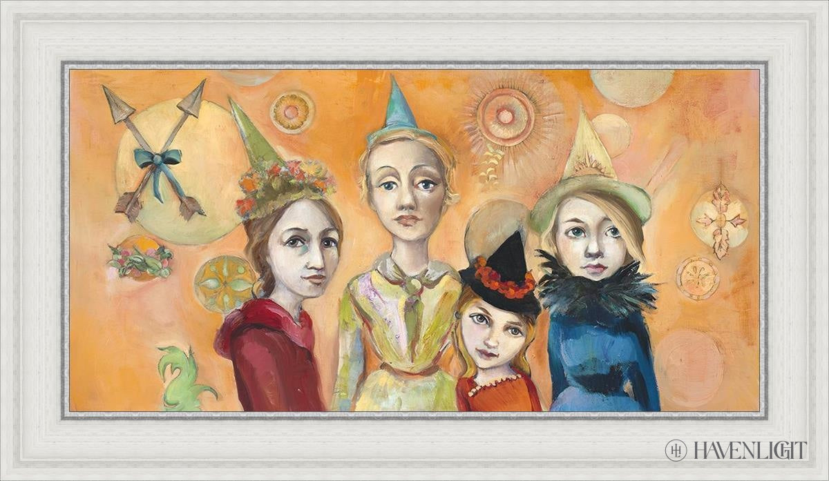 Witches Night Out Open Edition Canvas / 30 X 15 White 35 3/4 20 Art