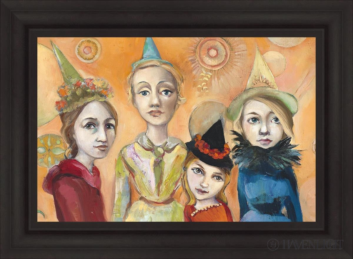 Witches Night Out Open Edition Canvas / 30 X 20 Brown 37 3/4 27 Art