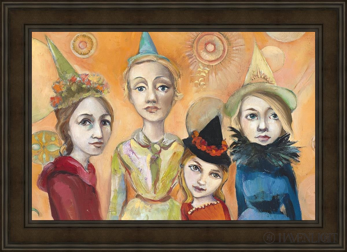 Witches Night Out Open Edition Canvas / 36 X 24 Brown 43 3/4 31 Art