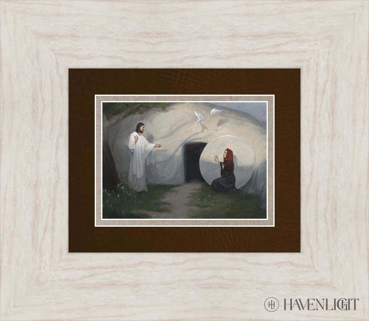 Woman Why Weepest Thou Open Edition Print / 7 X 5 Ivory 15 1/2 13 Art
