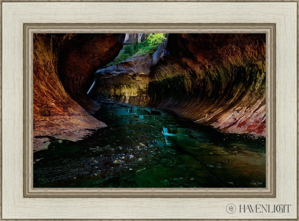 Zions Abyss Open Edition Canvas / 24 X 16 Ivory 30 1/2 22 Art