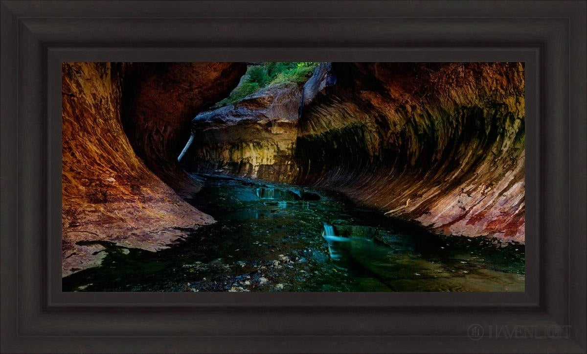 Zions Abyss Open Edition Canvas / 30 X 15 Brown 37 3/4 22 Art