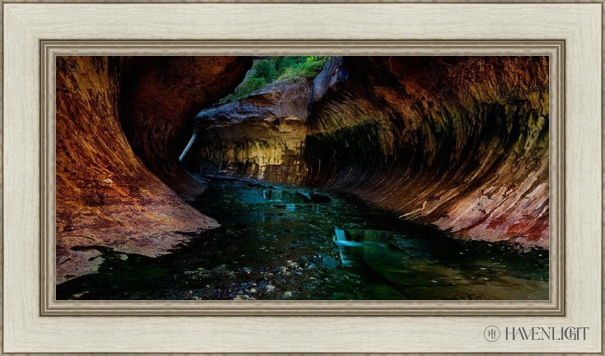 Zions Abyss Open Edition Canvas / 30 X 15 Ivory 36 1/2 21 Art