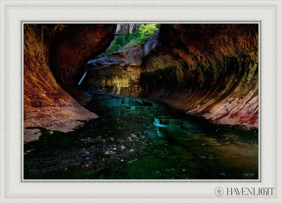 Zions Abyss Open Edition Canvas / 30 X 20 White 35 3/4 25 Art