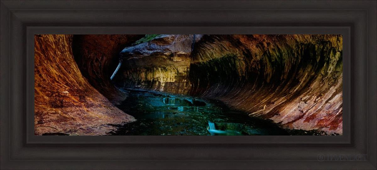 Zions Abyss Open Edition Canvas / 36 X 12 Brown 43 3/4 19 Art