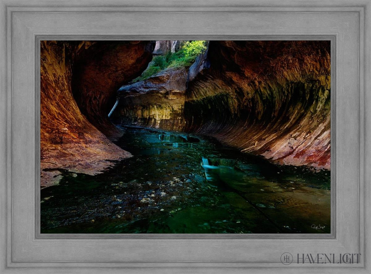 Zions Abyss Open Edition Canvas / 36 X 24 Gray 45 3/4 33 Art
