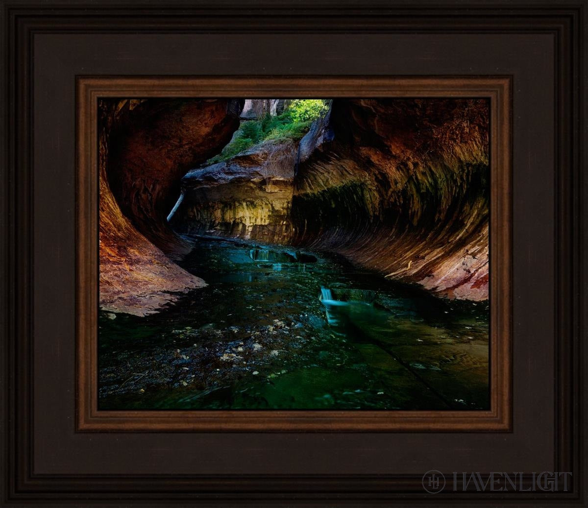 Zions Abyss Open Edition Print / 10 X 8 Brown 14 3/4 12 Art
