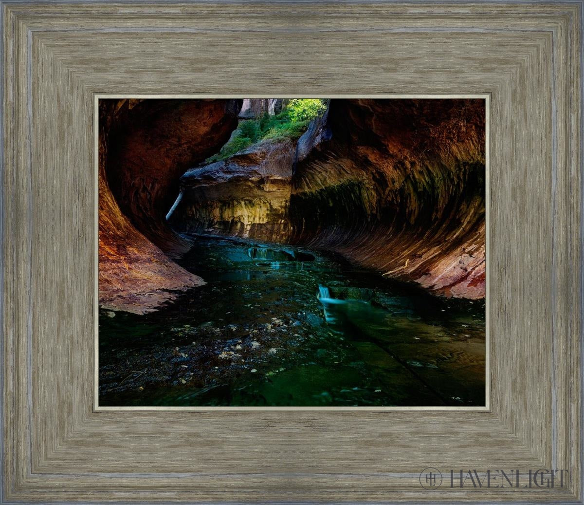 Zions Abyss Open Edition Print / 10 X 8 Gray 14 3/4 12 Art