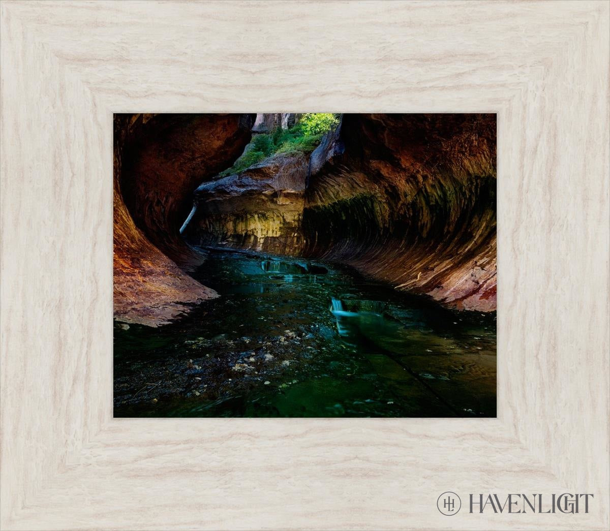 Zions Abyss Open Edition Print / 10 X 8 Ivory 15 1/2 13 Art