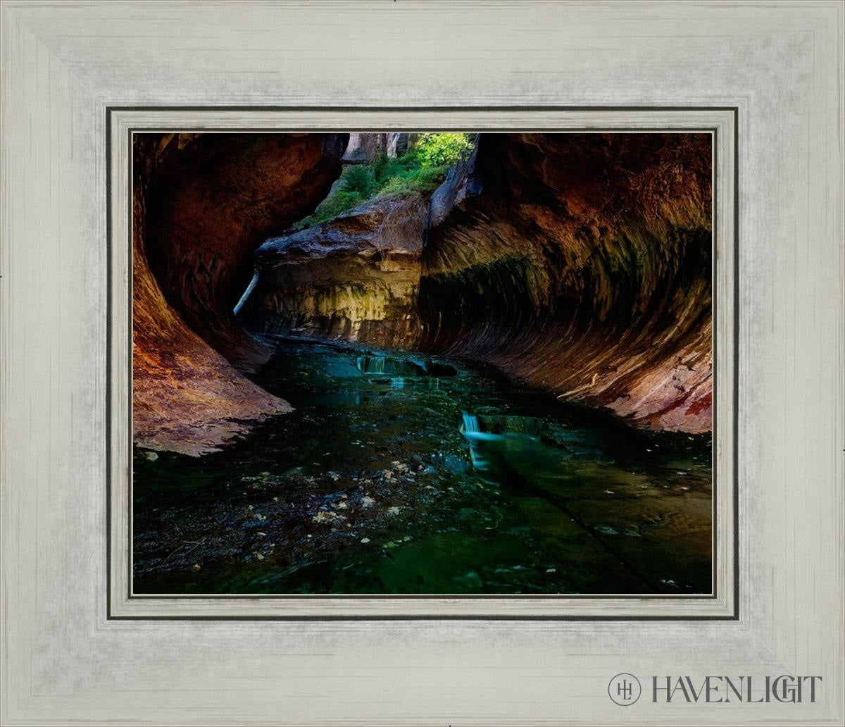 Zions Abyss Open Edition Print / 10 X 8 Silver 14 1/4 12 Art