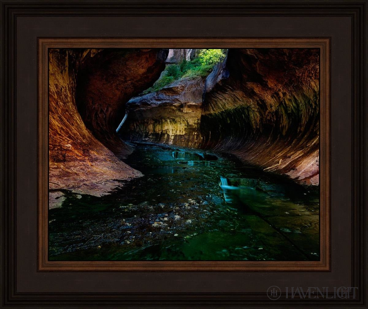 Zions Abyss Open Edition Print / 14 X 11 Brown 18 3/4 15 Art