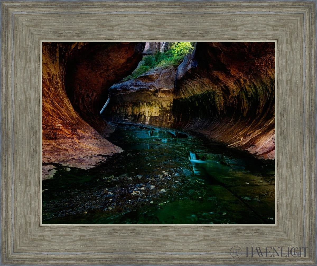 Zions Abyss Open Edition Print / 14 X 11 Gray 18 3/4 15 Art