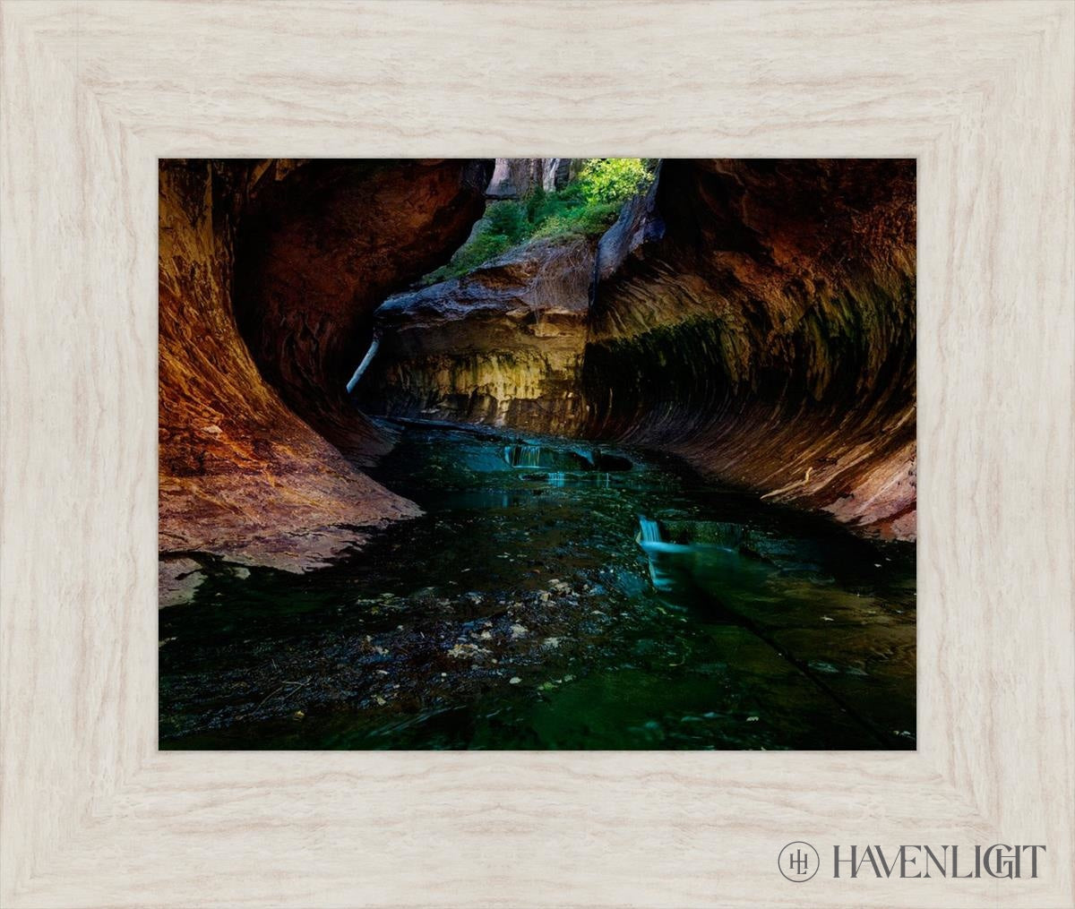 Zions Abyss Open Edition Print / 14 X 11 Ivory 19 1/2 16 Art