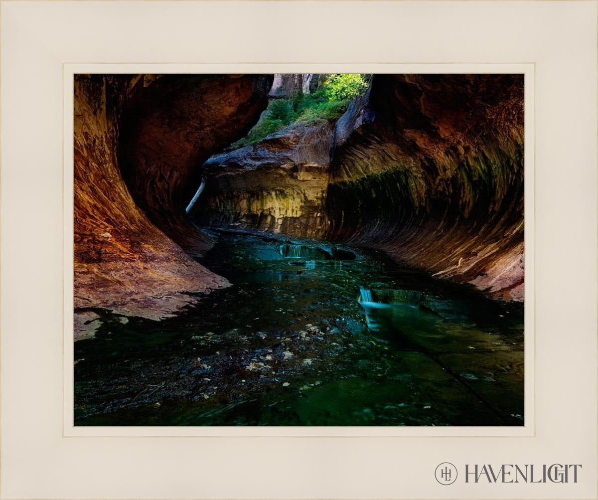 Zions Abyss Open Edition Print / 14 X 11 White 18 1/4 15 Art