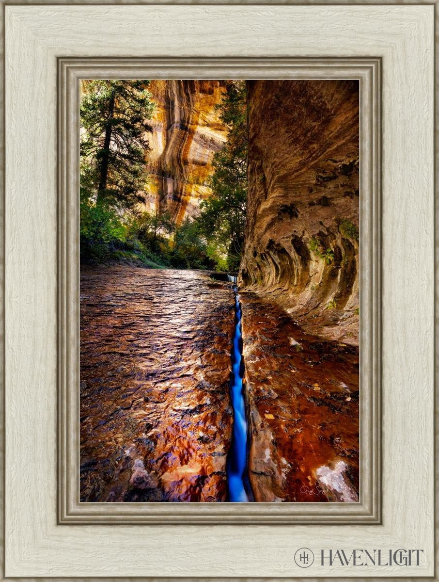 Zions Fissure Open Edition Canvas / 12 X 18 Ivory 1/2 24 Art