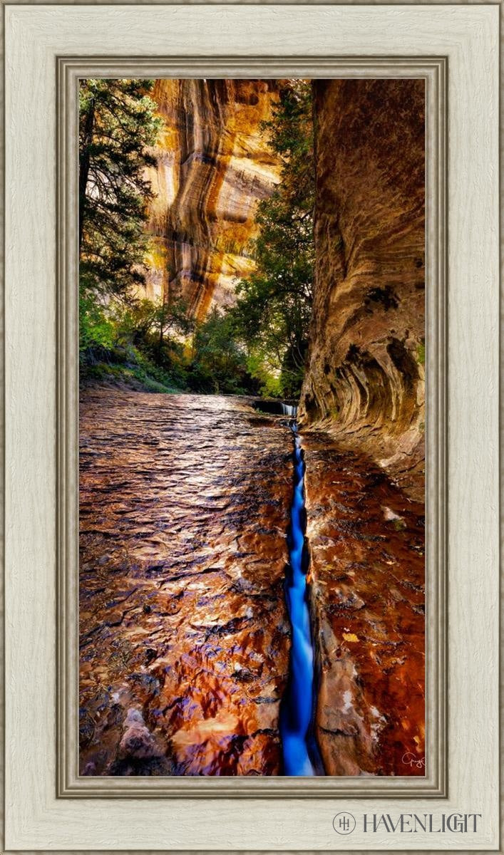 Zions Fissure Open Edition Canvas / 15 X 30 Ivory 21 1/2 36 Art