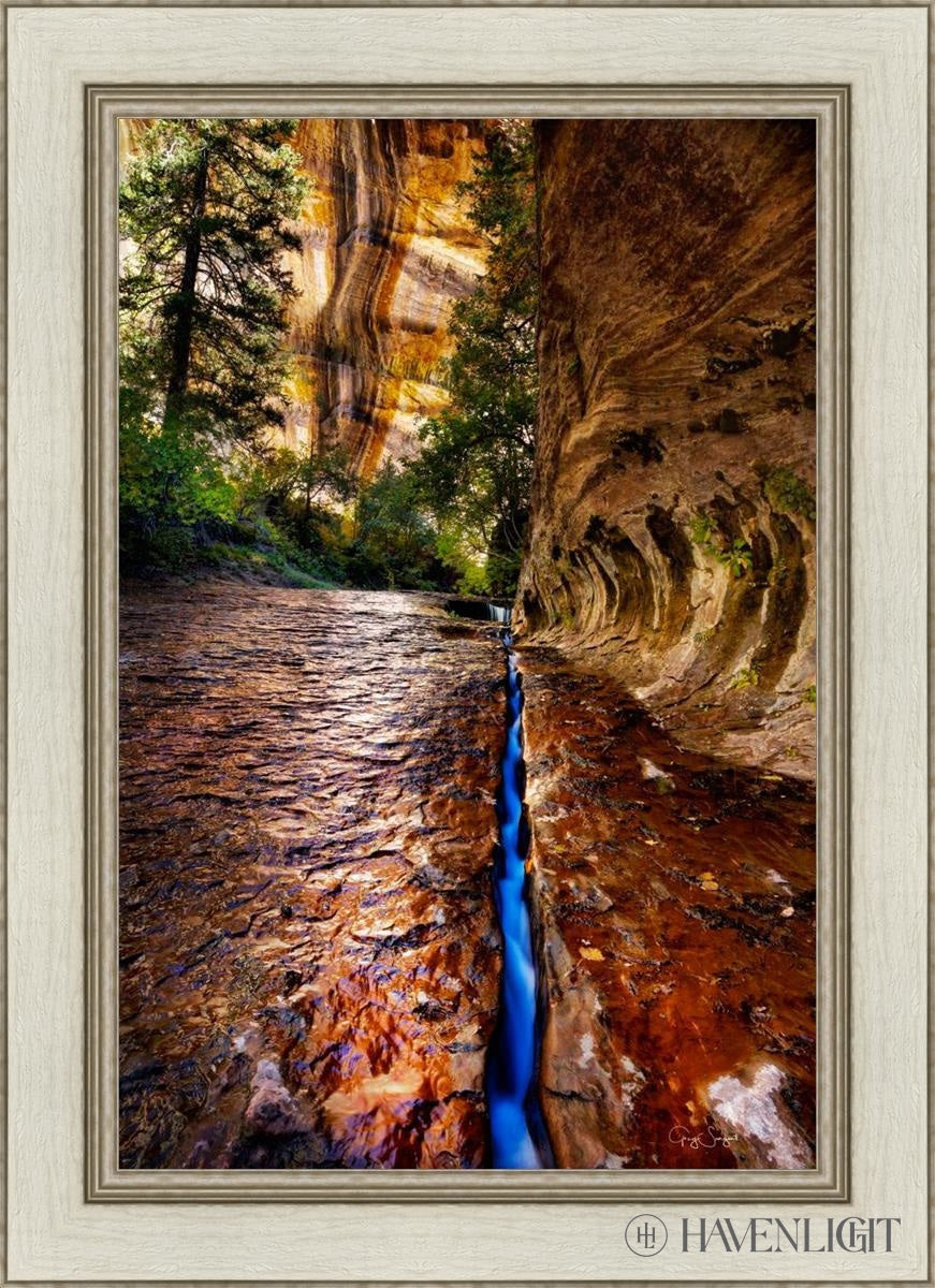 Zions Fissure Open Edition Canvas / 20 X 30 Ivory 26 1/2 36 Art