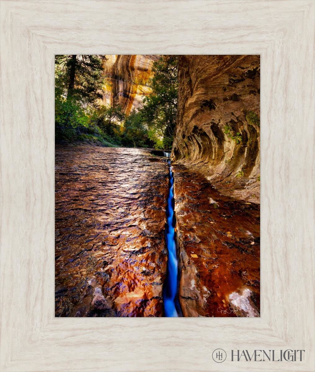 Zions Fissure Open Edition Print / 11 X 14 Ivory 16 1/2 19 Art